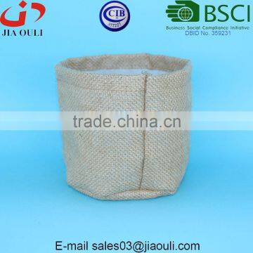 Jute Plant Pot Cover Bag Natural Sacks photo-2