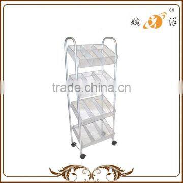 2015 Hot Selling White Magazine Metal Stand Display