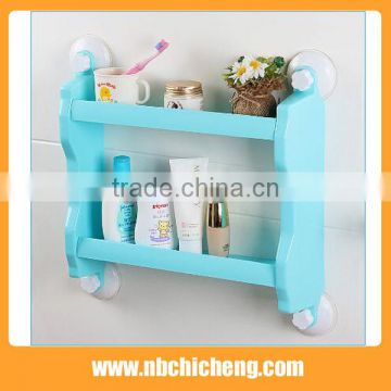 2016 New Bathroom Shelves Storage Holder Plastic Double Toiletry Home Decor