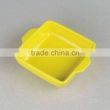 Ceramic Square Bakeware With Color Glaze photo-4