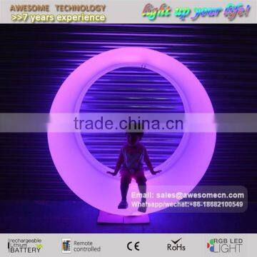 Outdoor Events Led Decorations Garden Round Illuminated Swing photo-2