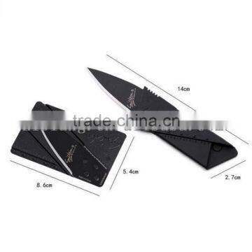 Special Gift for Men Stainless Steel With Metal Handle Portable Survival Blade Wallet Foldable Credit Card Knife photo-2