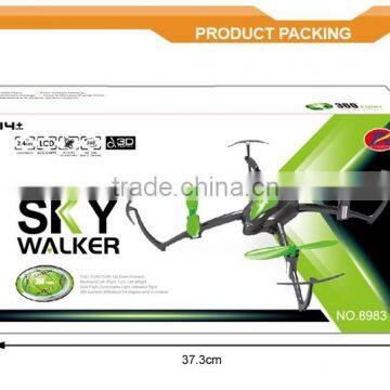 4CH RC Skywalker Quad Copter-2.4Ghz Stunt Helicopter UFO Aircraft RC Flies Runs Climbing Walls photo-5
