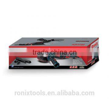 RONIX HIGH QUALITY ANGLE GRINDER 115MM-1400W MODEL 3160 photo-3