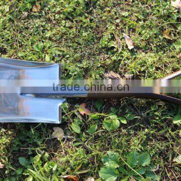 High Grade and Quality D Shape Stainless Steel Flat Construction Shovel photo-2