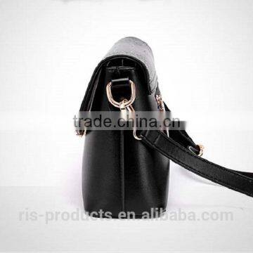 2016 Ladies Croco pu Leather Mini Crossbody Bag Handbag Purse Women photo-3