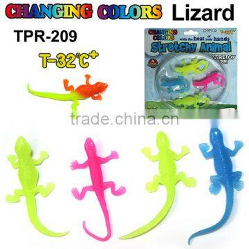 Novelty Changing Color Stretchy Lizard Toys