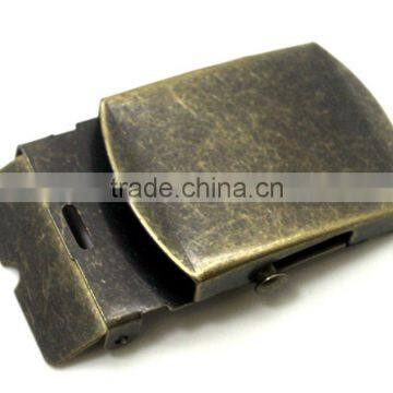 Antique Brass 1-1/2" Stamping Steel, Hot Sale Garment Cloth Metal Stamping Steel Military Belt Buckle With Tip photo-3