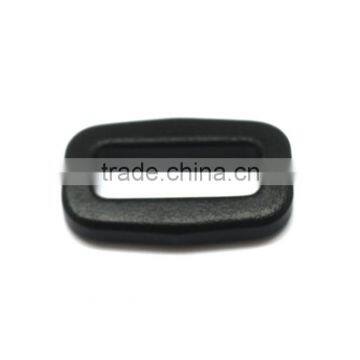 5/8" Plastic Loop in Black, Rectangle Plastic Ring, Adjustable Plastic Loop For Strap, Durable POM Loop For Bag photo-2