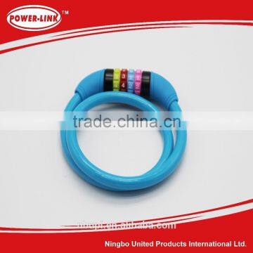2016 Hot Sales 4-digital Hit Password Steel Cable Bike Bicycle Lock photo-6