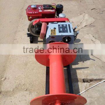 100M Steel Wire Rop Cable Winch Machine Made in China/ 3T Gasoline Engine Cable Winch photo-4
