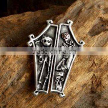 Cheap 2016 New The Nightmare Before Christmas Jack Lisa Couple Pendant Necklace Jewelry Gift photo-3