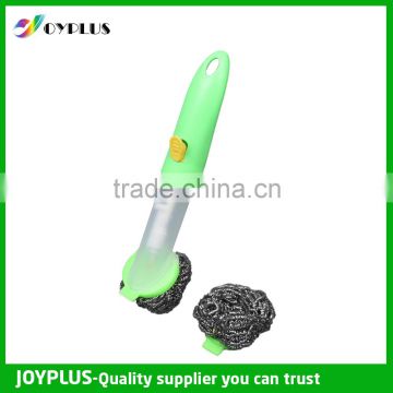 2016 New Design Dish Wand With Stainless Scourer