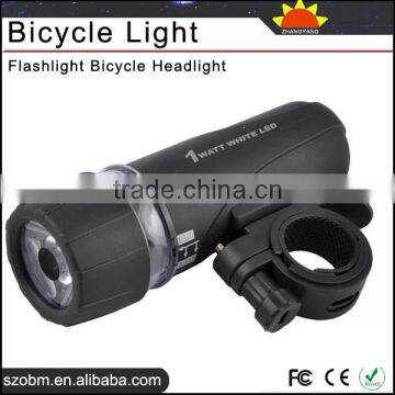 Trade Assurance Wholesale Bicycle Light 1W 45lm 3 Mode Bicycle Headlight Bike Led Light