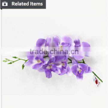 Wedding Decoration Flower Stand Factory Direct Artificial Fabric Dendrobium Flower photo-4