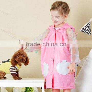 Cute Soft Comfortable PVC Kids Poncho Rain Coat photo-4