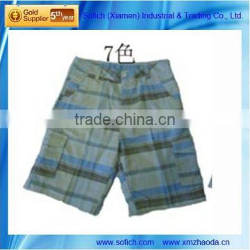 ZD-1109 Mens printed canvas cargo shorts