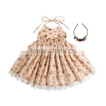 New Design Summer Dress for Kids Fashion Cute Baby Floral Dresses photo-6