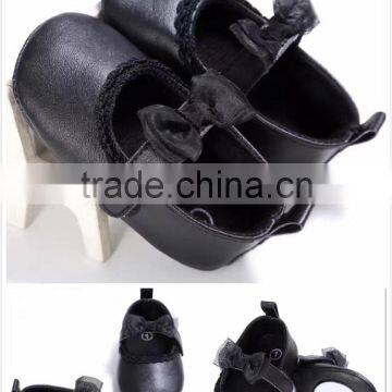 2017 Mini Infant Shoes Cute Baby Wear Summer Pink Black Light Yellow Bow Child Shoe photo-3