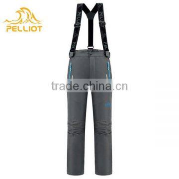 Winter white nylon men sports pants