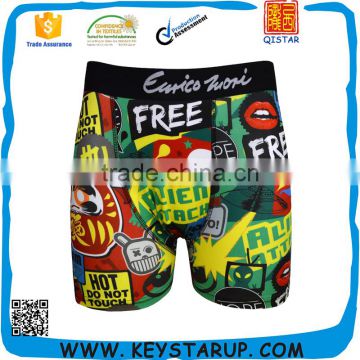 Printed Underwear Undergarments Boxer Brief Underpants Mans Shorts Trunk Custom Design