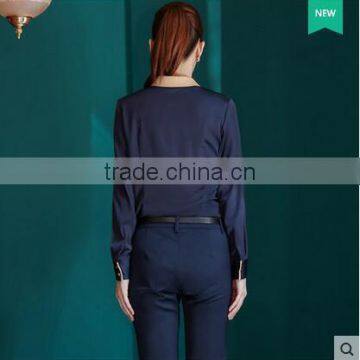 Custom Chantilly Long Sleeve Latest Fashionable Ladies Blouse Factory Women Shirt Blouse photo-3