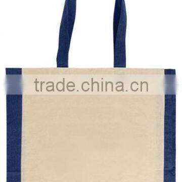 Full Color Print Tote Bag With Side Accents - Made From 6 Oz. Basic Cotton, Measures 16"H x 15"W x 3"D and Comes With Your Logo. photo-4