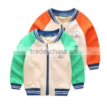 Wholesale cotton long sleeve boys kids custom jacket