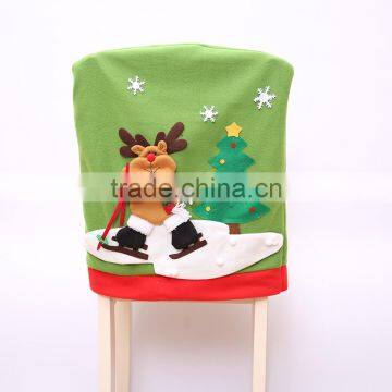 Factory Wholesale Skiing Dining Christmas Chair Cover For Home Decor photo-3