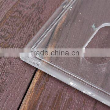 Nice-looking Transparent Waterproof Type Horizontal ID Card Holder Hard Platic Vertical Name Tag Holder photo-2