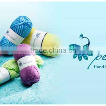 100% Cotton Fancy Double Mercerized knitting yarn