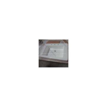 bathroom acrylic solid surface wash basin