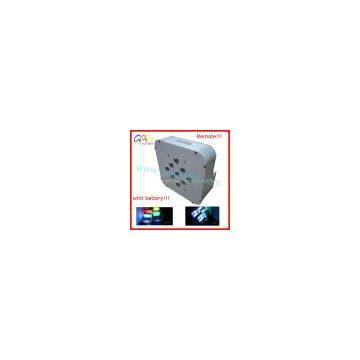 9*10w 3 in 1 / 4 in 1 Led par can with battery