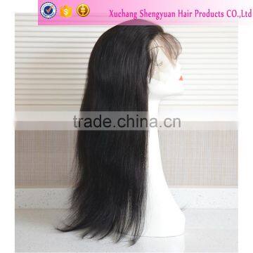 Factory Unprocessed Human Silky Straight 100 Brazilian Virgin Hair Full Lace Wigs With Baby Hair For Black Women photo-4