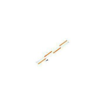 2 meter carbon fiber GPS survey pole carbon fiber prism pole orange / white color