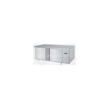 Stainless Steel Double Under Counter Refrigerator for Bar , Beverage