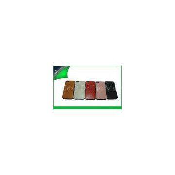 White Soft TPU Protective PU Leather Case , Iphone 5S Sticker Phone Cases