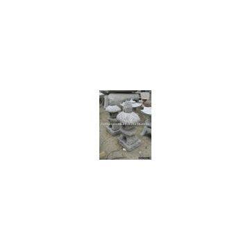 stone lantern, granite lantern