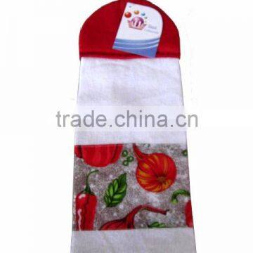 custom embroidered hanging thanksgiving hand towel