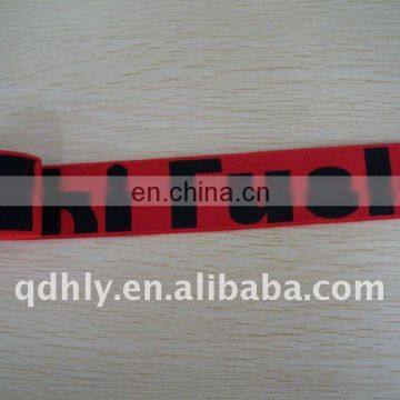 Red&black Jacquard elastic tape,elastic webbing