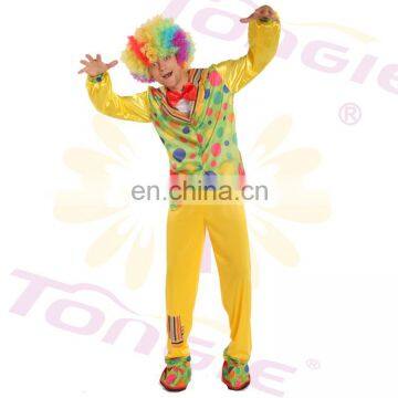 Trade Assurance Unisex Professional Adult Circus Clown Cosplay Costumes