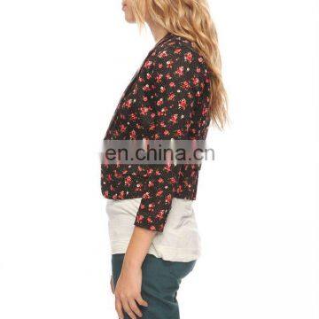 CHEFON Rose Pattern Blazer CFB0111