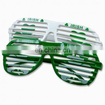 SGN-0649 Irish party shutter shades Custom shutter shades glasses