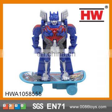 Funny Plastic Skateboard Robot Cheap Toys For Kids