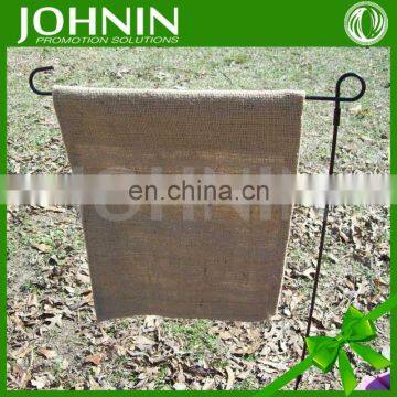 2016 Supply By Factory Directly 12*18inch Blank Burlap Garden Flags