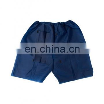 Medical disposableblue white PP nonwoven shorts