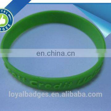 Custom Silicone Braceet With Embossed Logo photo-2