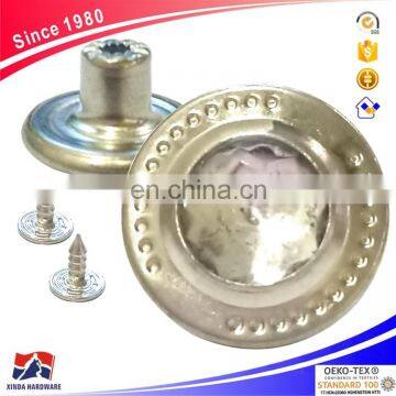 Chinese manufacturers couture sewing jeans coat/metal diamond button