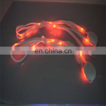 2018 hot multicolor light up electric led shoelaces Shoe Laces for running shoes