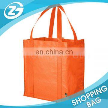 OEM Made Customer Size and Logo Multicolor Reusable Nonwoven Shop Tote Bag for Food